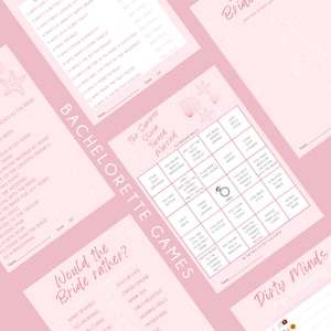 The Summer I Turned Married | Bachelorette Games | Bachelorette Themed | The Summer I Turned Pretty Themed Bachelorette | Canva Template
