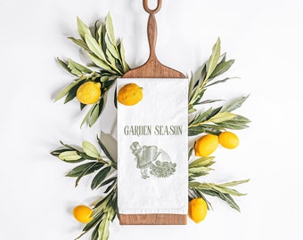 Garden Home Decor - Homestead Gifts Tea Towel - Garden Decoration Mothers Day Gift