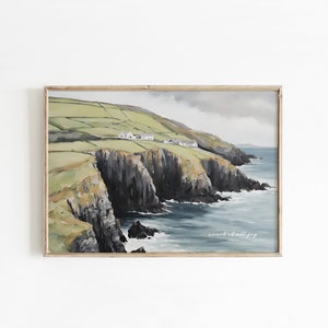 Count It All Joy Print: Küstenlandschaft Christliche Wandkunst (Digitaler Download)