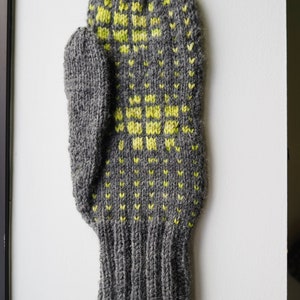 PDF PATTERN - Scary Numbers From Severance Mittens Knitting Pattern ...