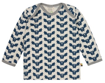 Long-sleeved shirt with print made of organic cotton