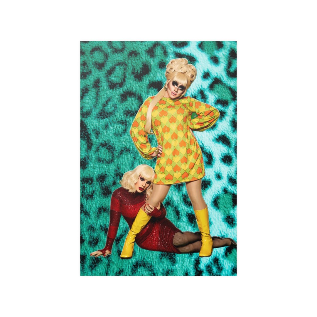 Trixie & Katya Poster Etsy