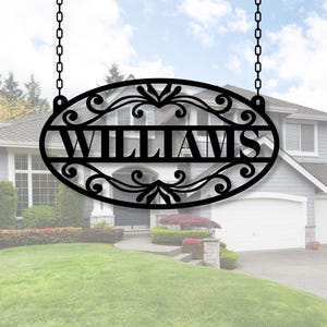 Custom Family Name Metal Sign, Personalized Last Name Sign, Monogram Wall Decor, Metal Monogram Sign, Housewarming Gift Couples Wedding Gift