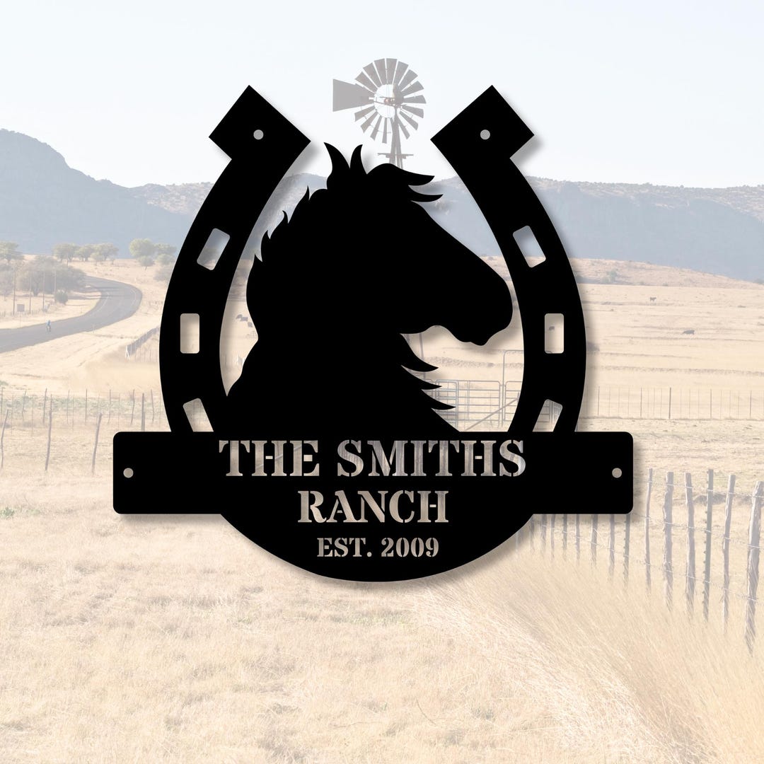 Personalized Ranch Signs, Metal Ranch Signs Large Farm Signs, Farm ...