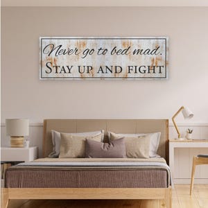 Personalized Bedroom Decor, Canvas Wall Decor, Couples Gift Master Bedroom Sign, Bedroom Wall Art, Above Bed Wall Sign, Wall Hanging Decor