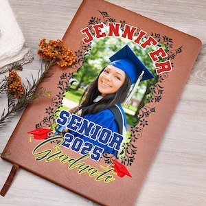 Graduation Wishes Journal, Personalized Keepsake Journal, High School College Graduation Gift, Senior Grad Gift, Daughter Graduate Gifts