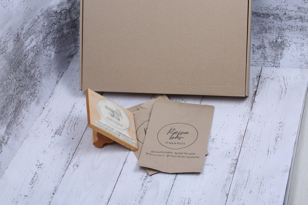 Logo Package, Self Inking Stamp, Custom Rubber Stamp, Large Custom ...