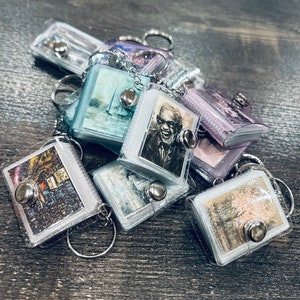 Mini Photo Album Keychain, 20 1-inch Mini Prints