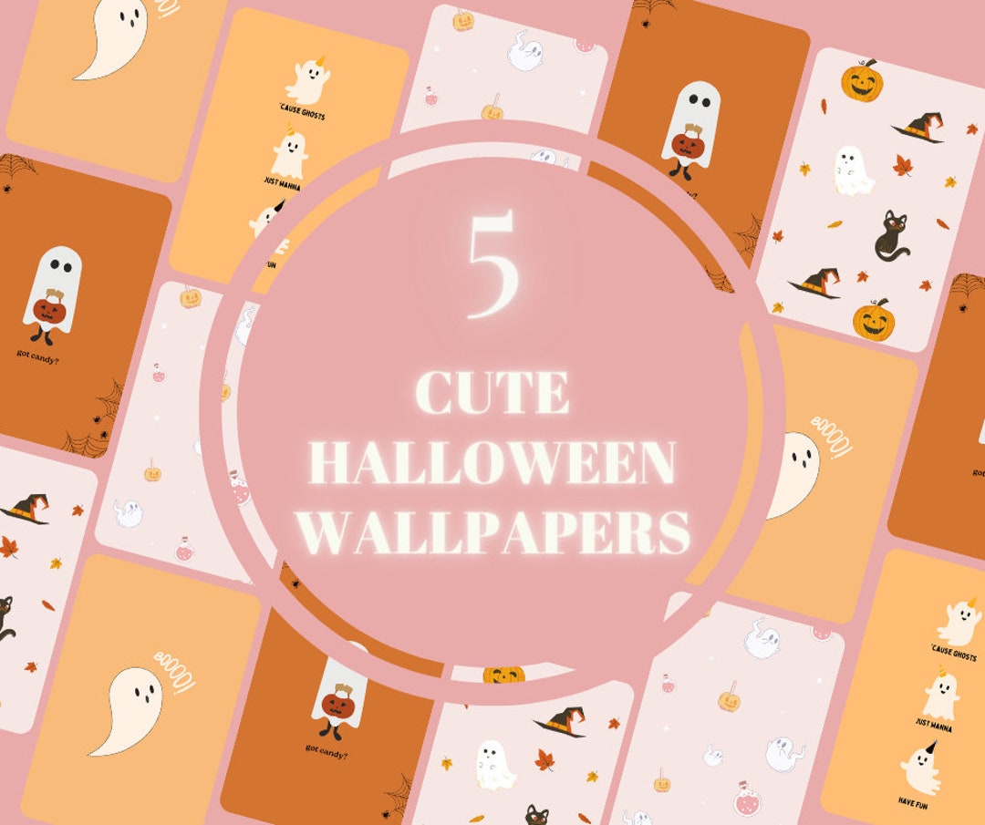 Halloween Aesthetic Wallpaper Minimalist Halloween Wallpaper - Etsy