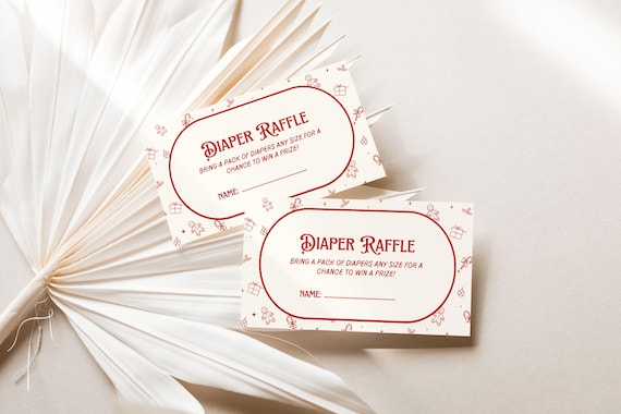 → View on Etsy: Santa Baby Diaper Raffle Card: Christmas Baby Shower Game (Instant Download) Santa Baby Diaper Raffle Card: Christmas Baby Shower Game (Instant Download)