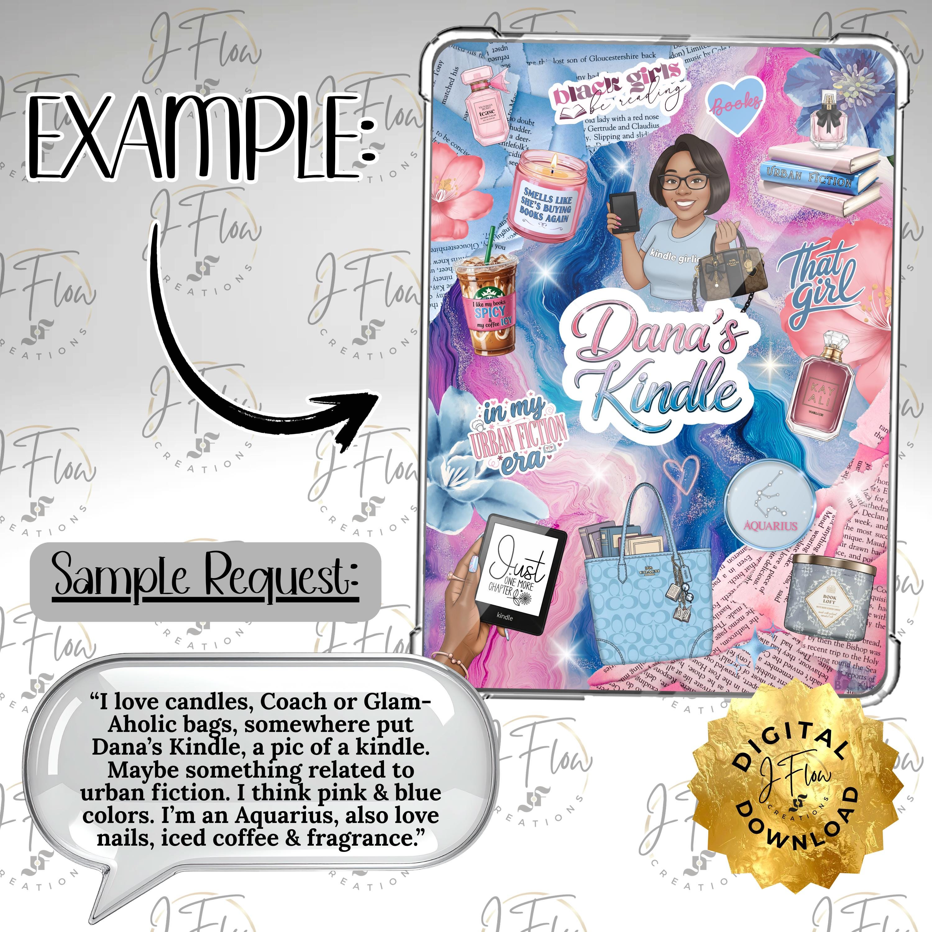 Custom Printable Kindle Clear Case Insert - DIGITAL DOWNLOAD - Etsy