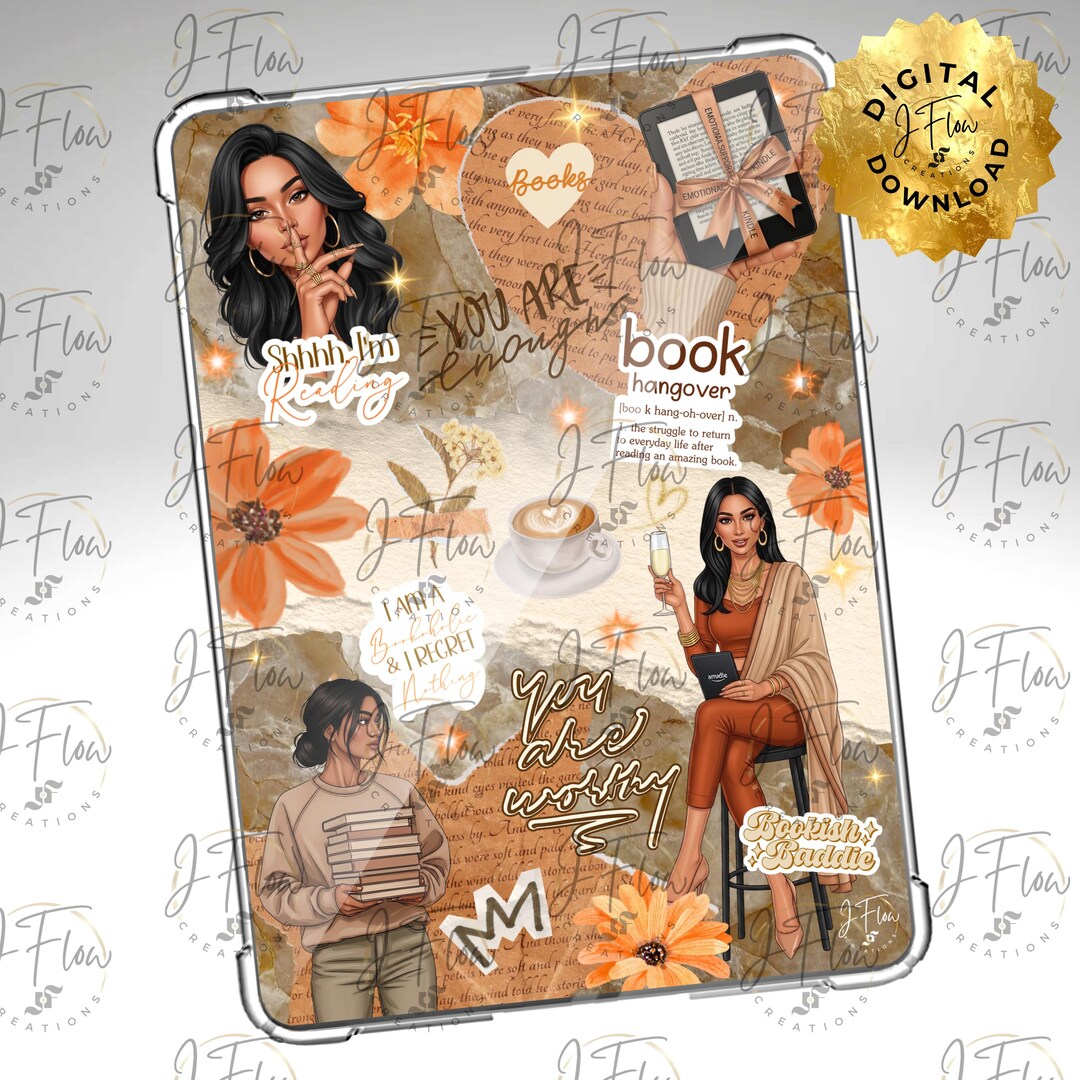 Orange Cream Art – Indian Printable Kindle Insert (DIGITAL DOWNLOAD) - Etsy