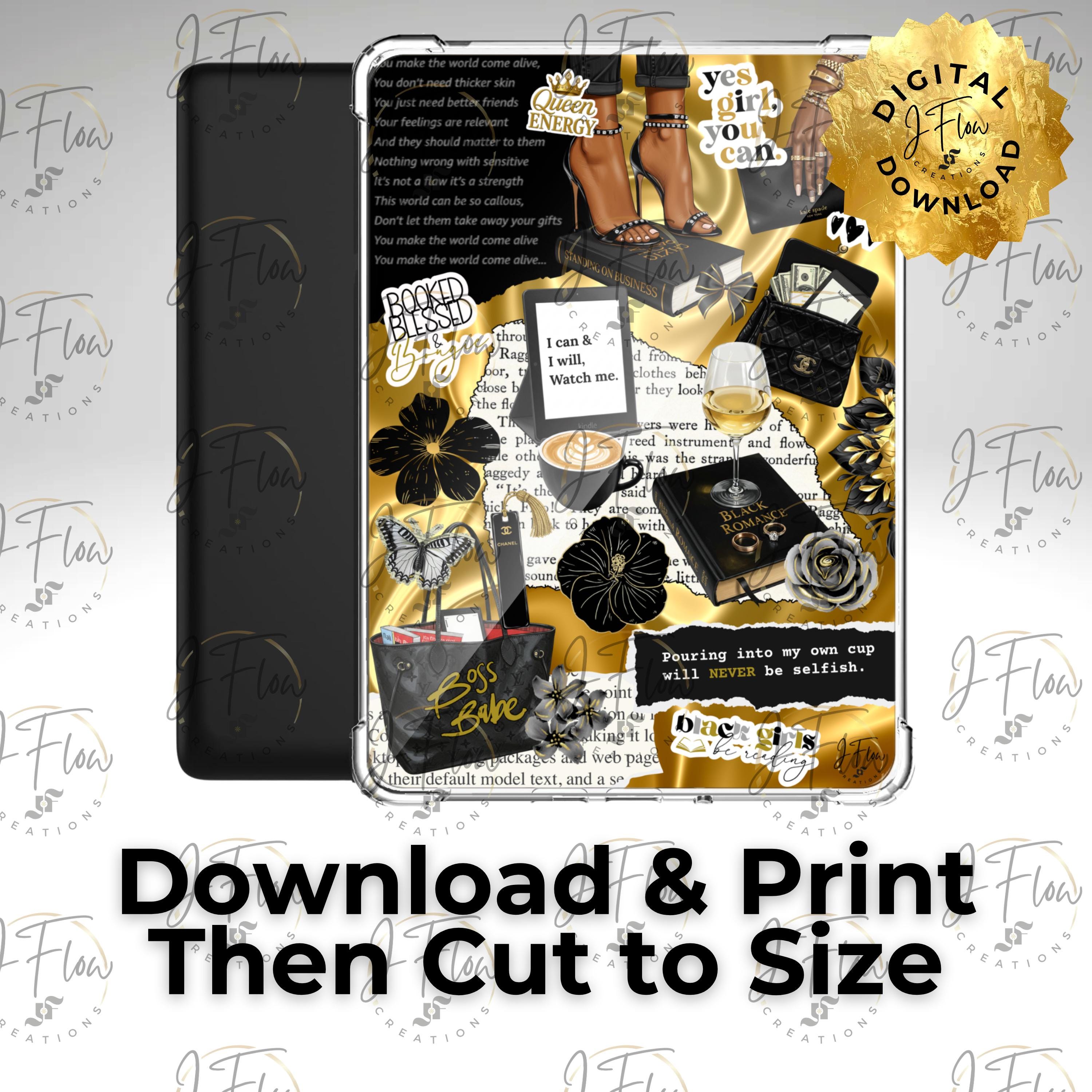 Boss Babe Luxe Black Girl Printable Kindle Insert - DIGITAL DOWNLOAD - Etsy