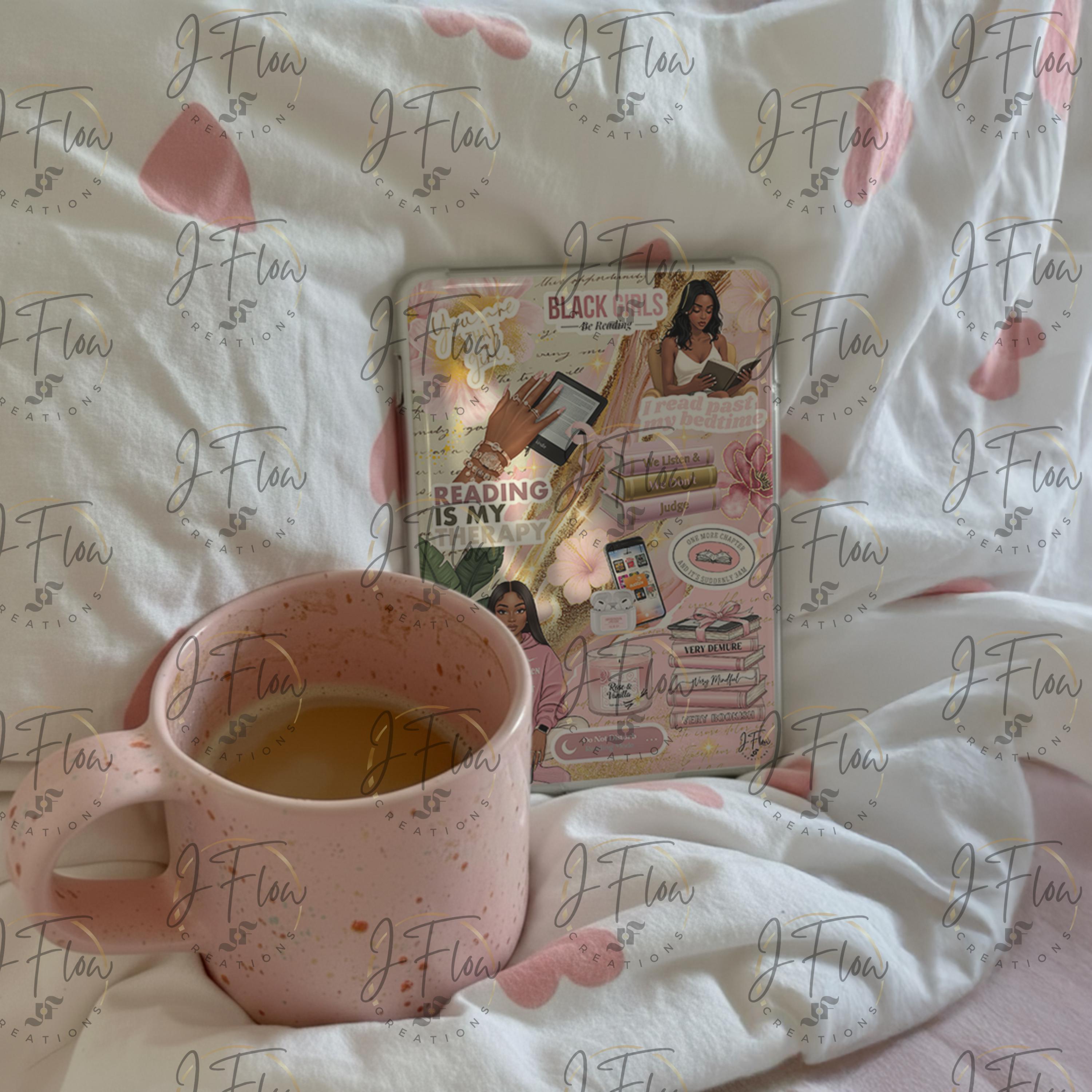 Pink Aesthetic Black Girl Printable Kindle Insert - DIGITAL DOWNLOAD - Etsy