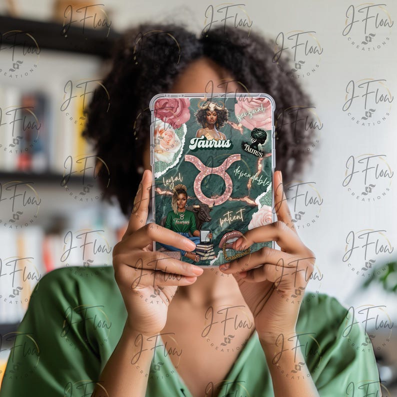 Taurus Zodiac Black Girl Printable Kindle Insert - DIGITAL DOWNLOAD - Etsy