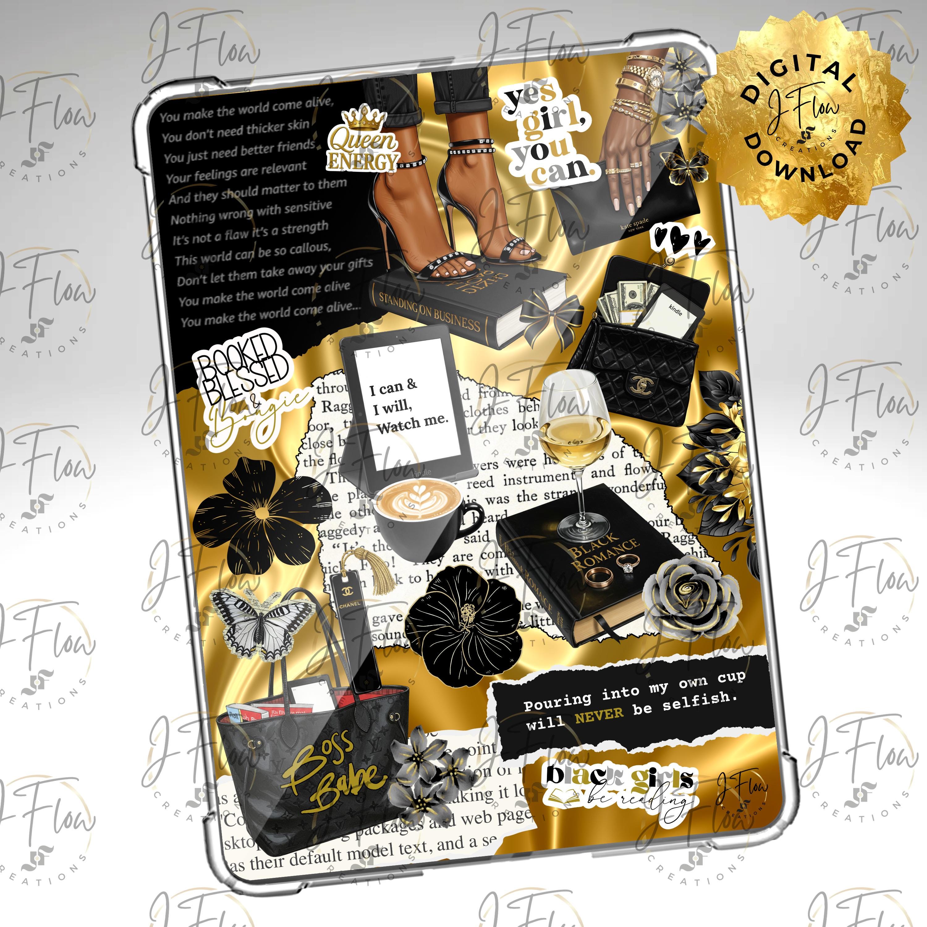 Boss Babe Luxe Black Girl Printable Kindle Insert - DIGITAL DOWNLOAD - Etsy