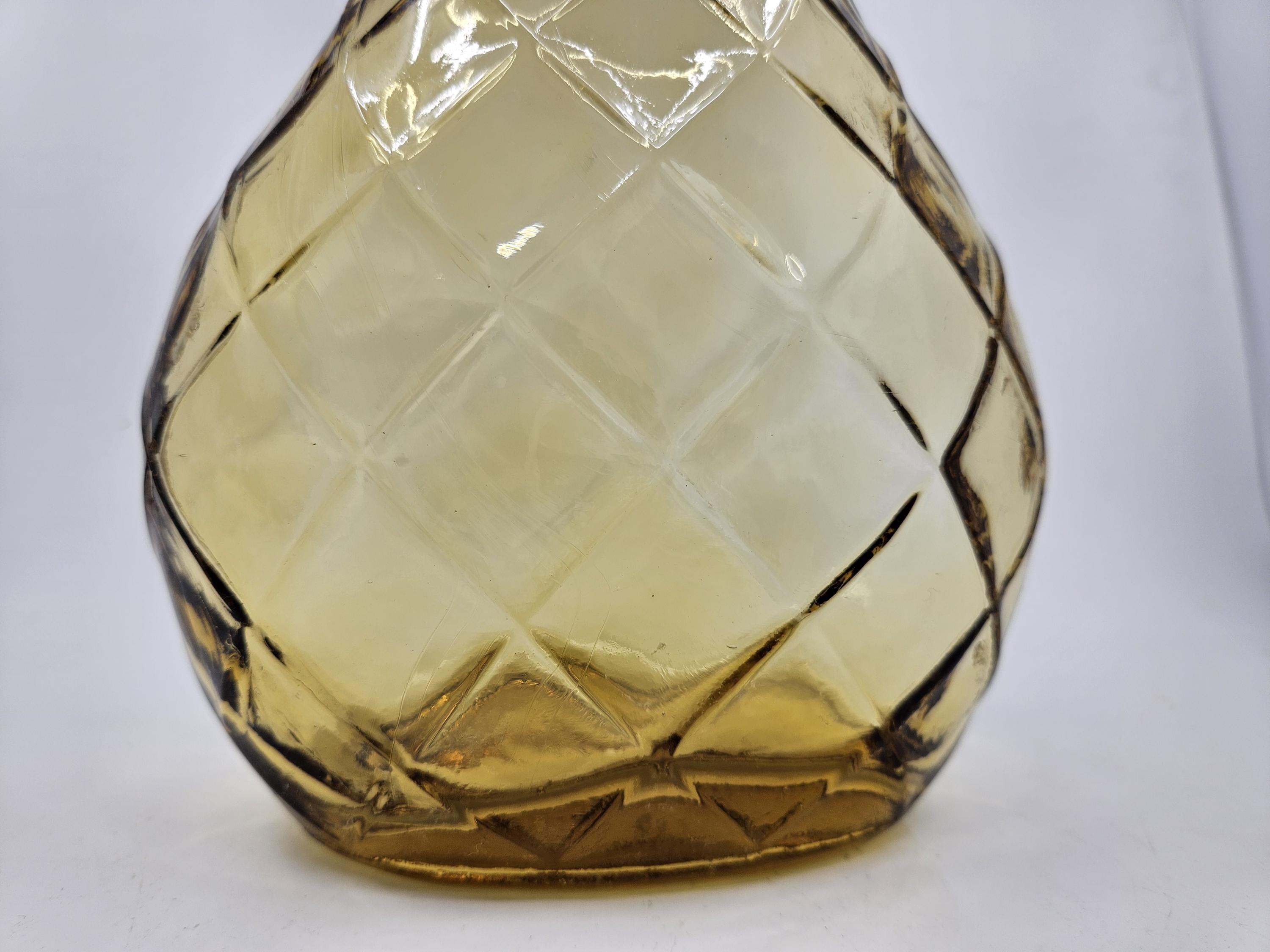 ヴィンテージアンバーガラスボトル エンポリ ジーニーボトル ヴィンテージ アンバー エンポリ ジーニー ボトル デキャンタ