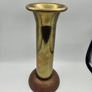 Trench art Vase