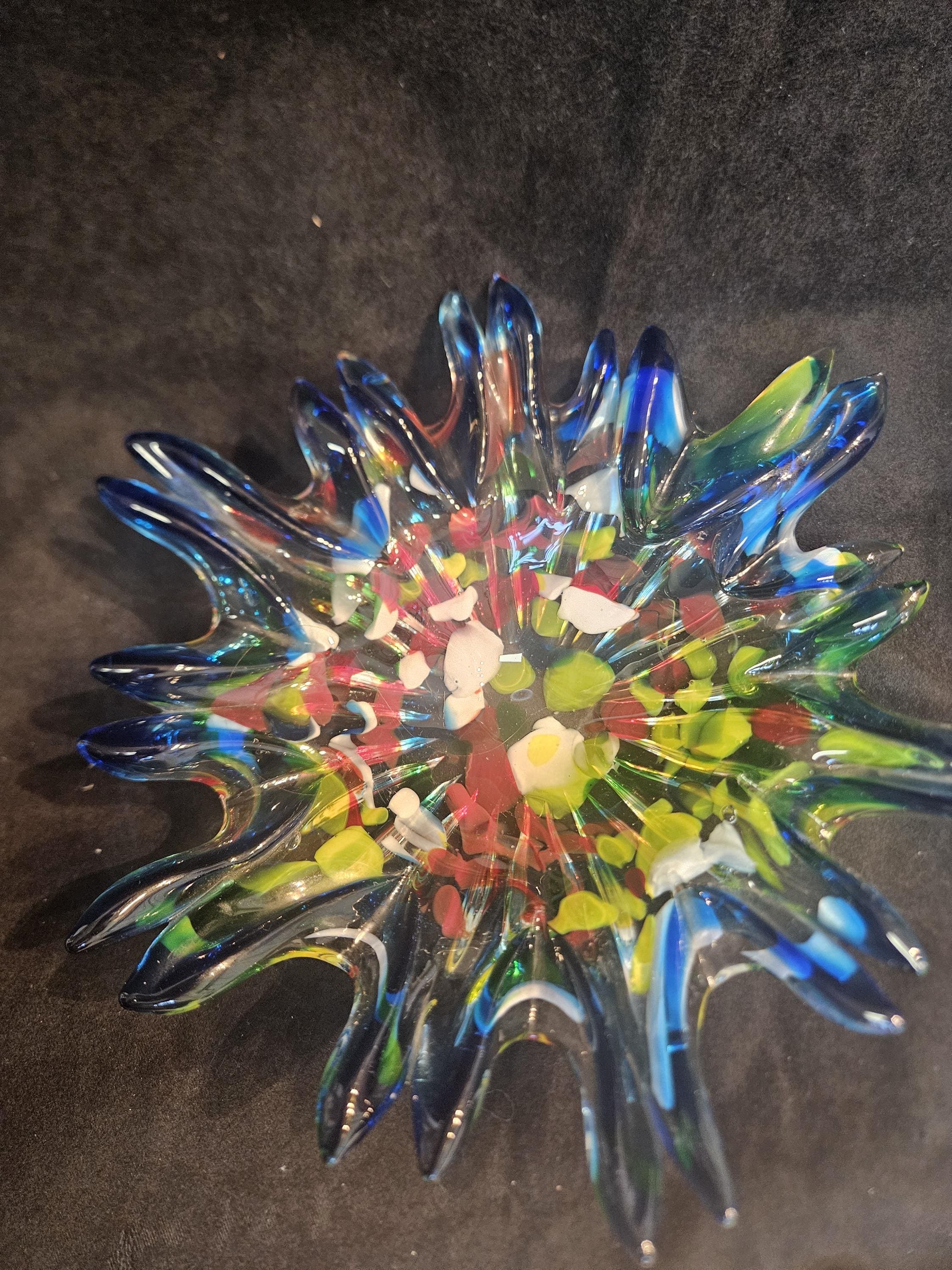 ムラーノの多色ガラスボウル - Etsy 日本