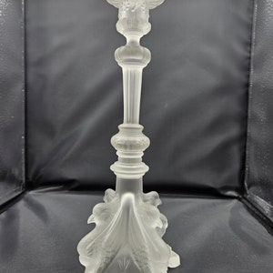 This Val St Lambert Luxval Candlestick