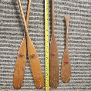 SOUVENIR CANOE PADDLES marked "Peterborough canoe co ltd".