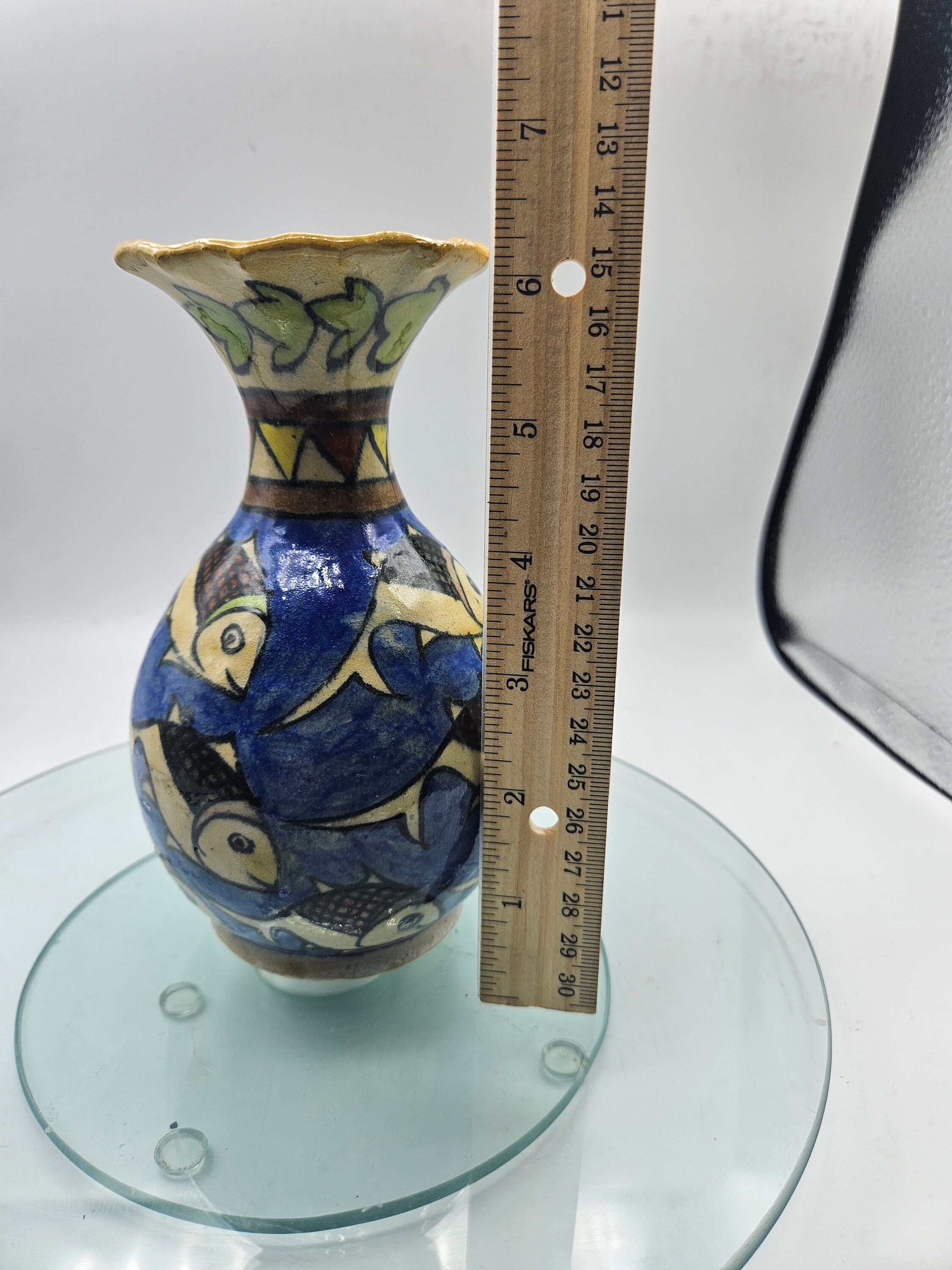 トルコのイズニクセラミック多色花瓶 - Etsy 日本