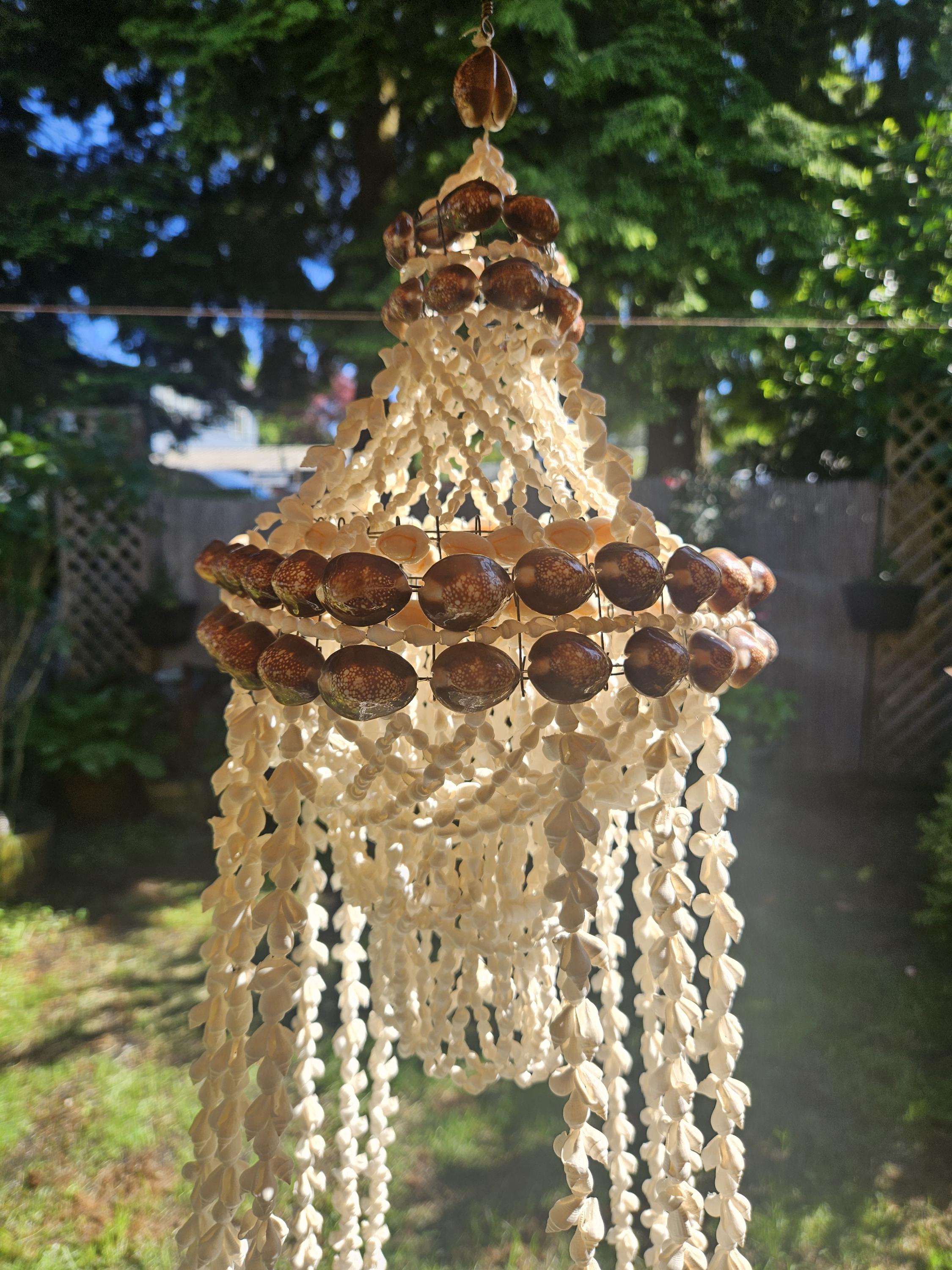 Vintage Large Seashell Plant Holder - Etsy display picture 1