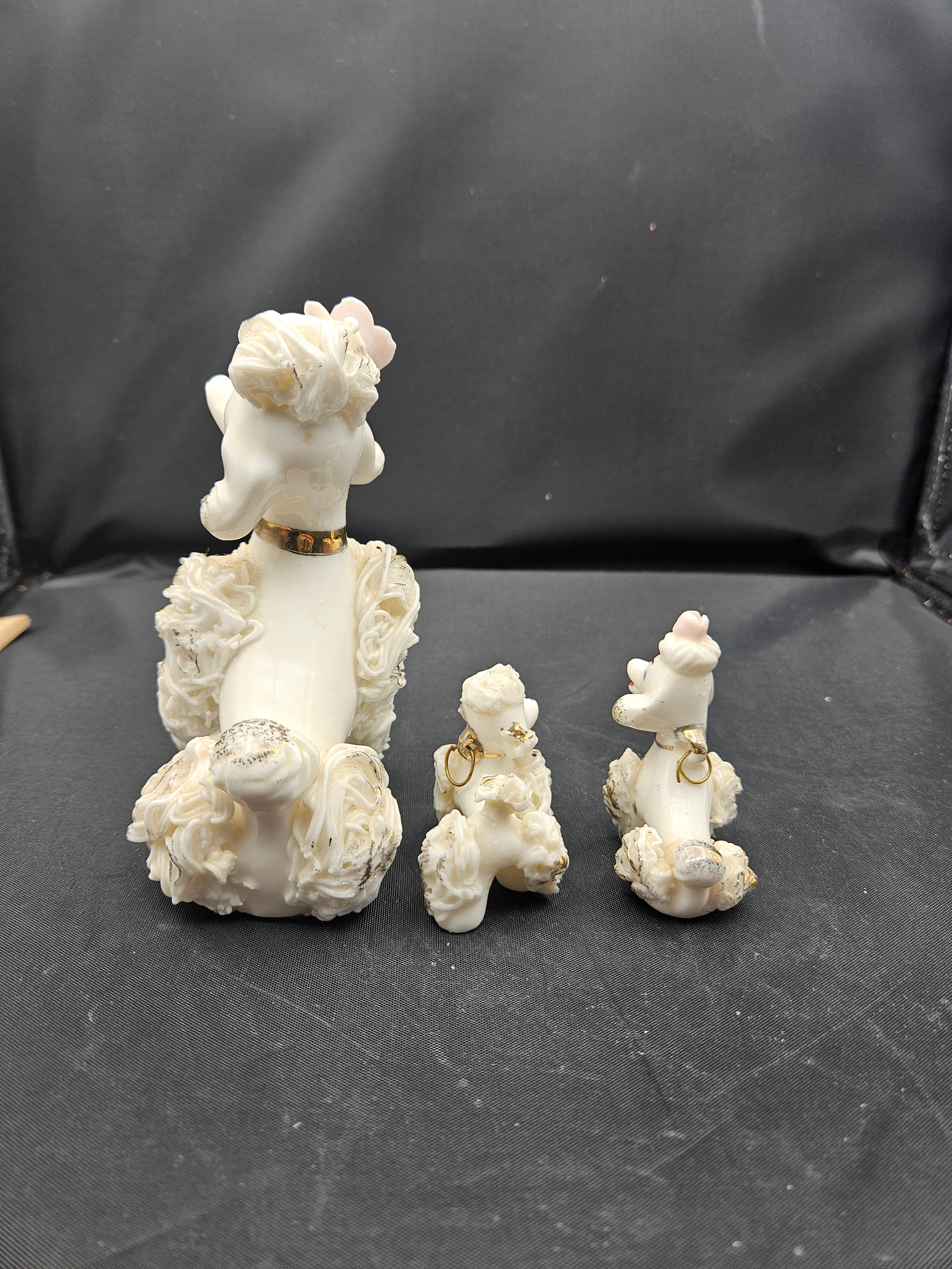 スパゲティ プードル 陶器 フィギュア ヴィンテージ 50'S 輸出 USA