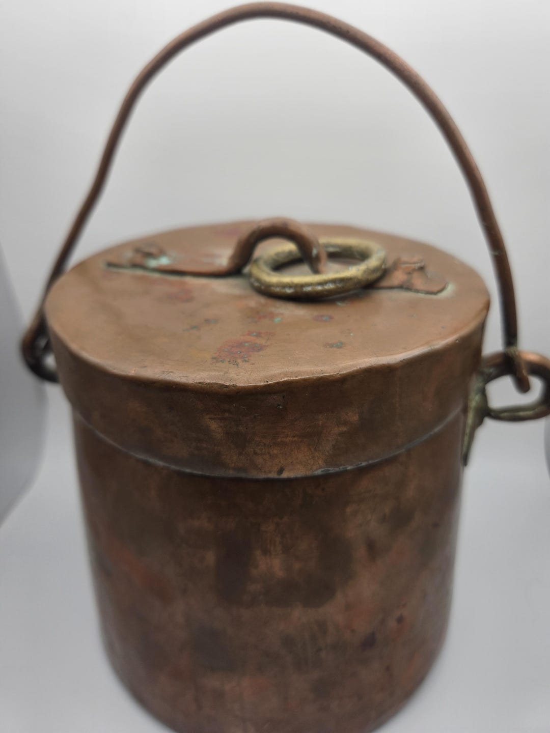 1800's Antique Primitive Copper Trade Bucket Dovetail Trade Pot - Etsy