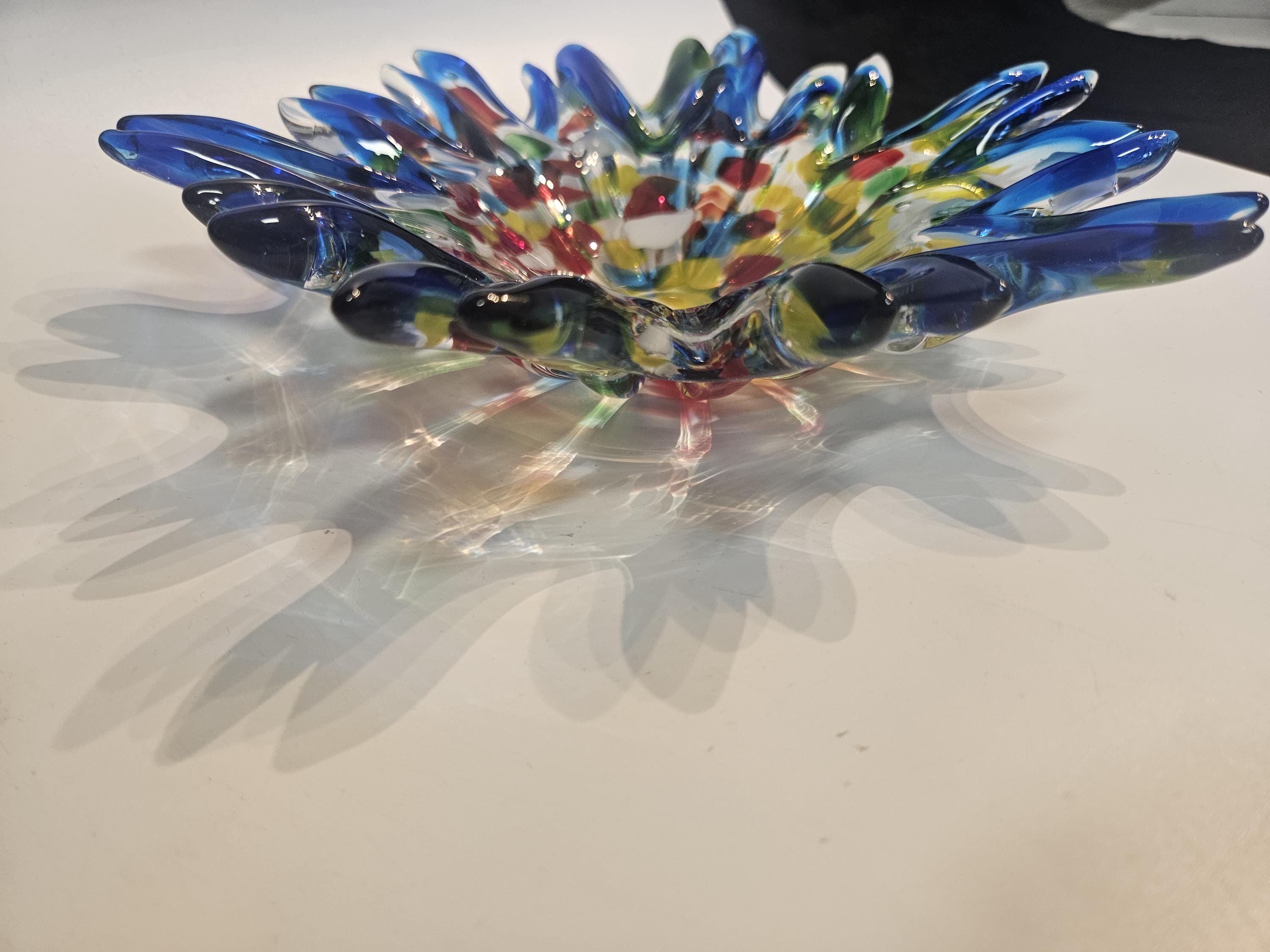 ムラーノの多色ガラスボウル - Etsy 日本