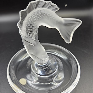 Lalique Crystal Fish - Etsy Canada