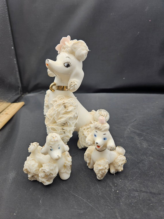 スパゲティ プードル 陶器 フィギュア ヴィンテージ 50'S 輸出 USA