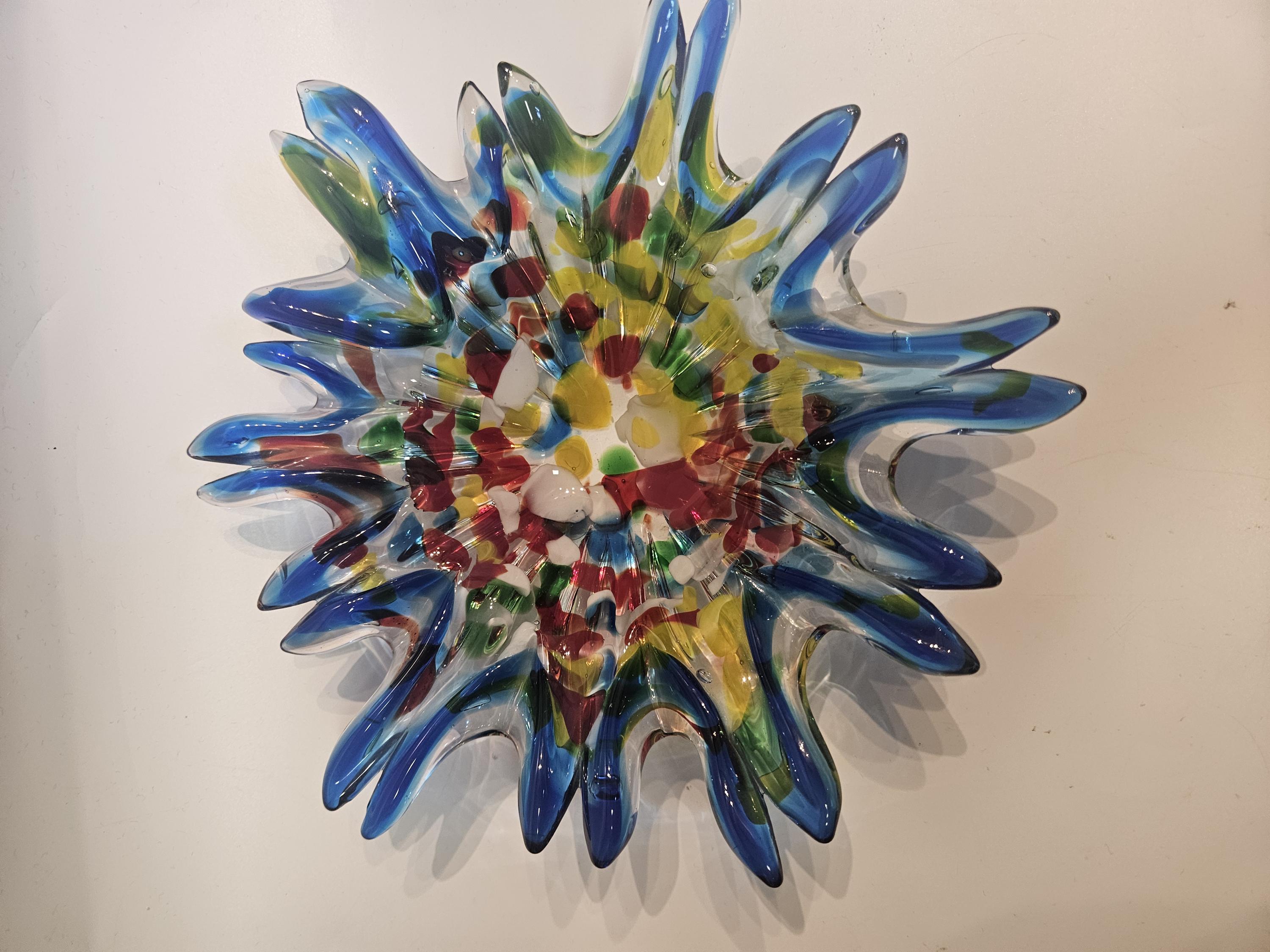 ムラーノの多色ガラスボウル - Etsy 日本