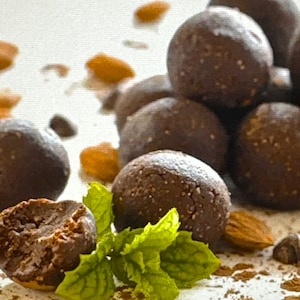 Mint Brownie Energy Balls