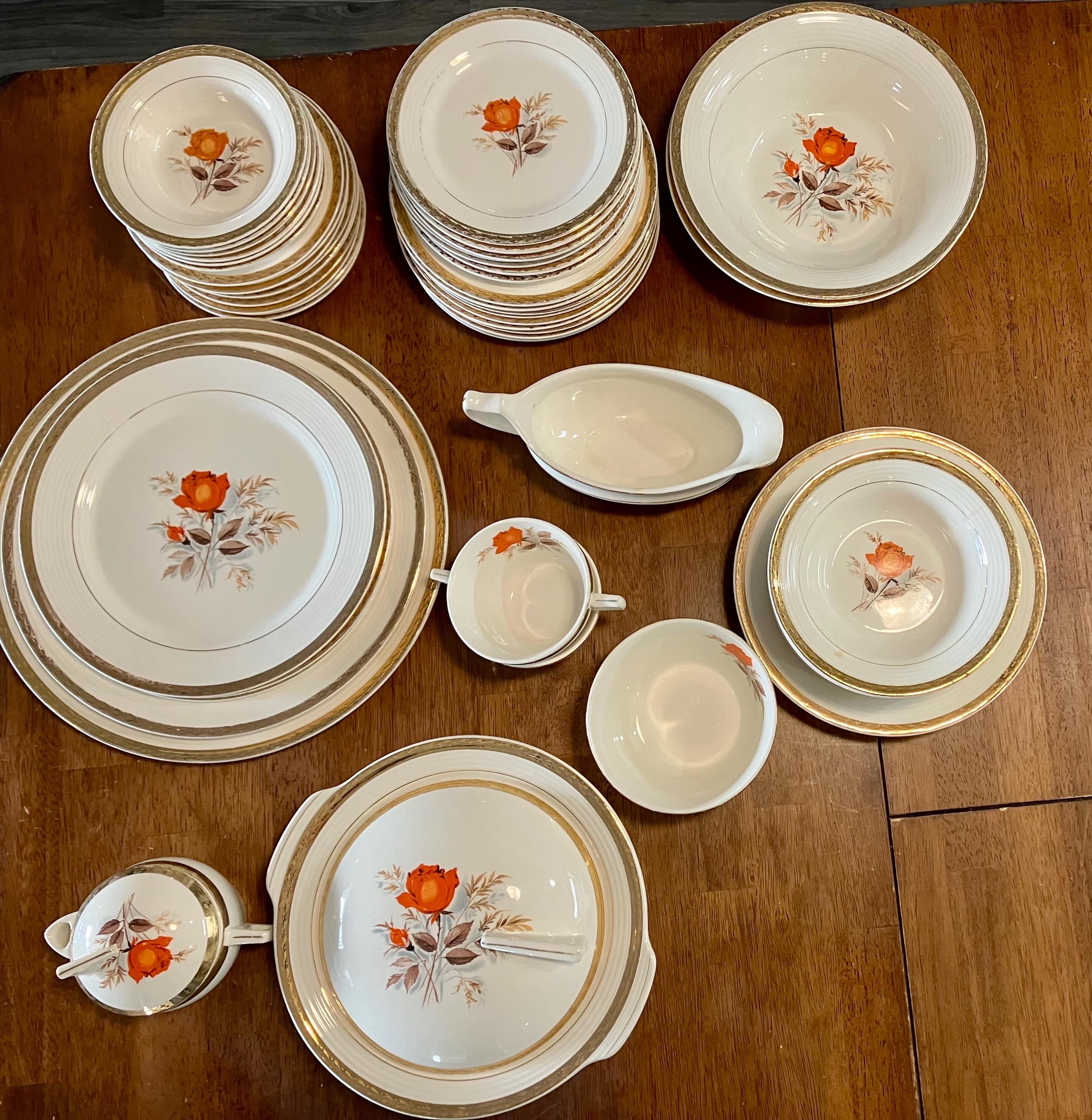 LIMOGES プレート　5枚セット Dinnerware Sets Limoges - Etsy