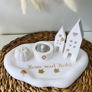 Decorative tablet set/ autumn decoration/ Raysin decoration/ pumpkin/ table decoration/ gift set/ autumn/ autumn decoration/ gift for women