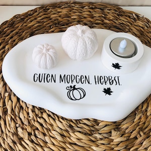 Decorative tablet set/ autumn decoration/ Raysin decoration/ pumpkin/ table decoration/ gift set/ autumn/ autumn decoration/ gift for women