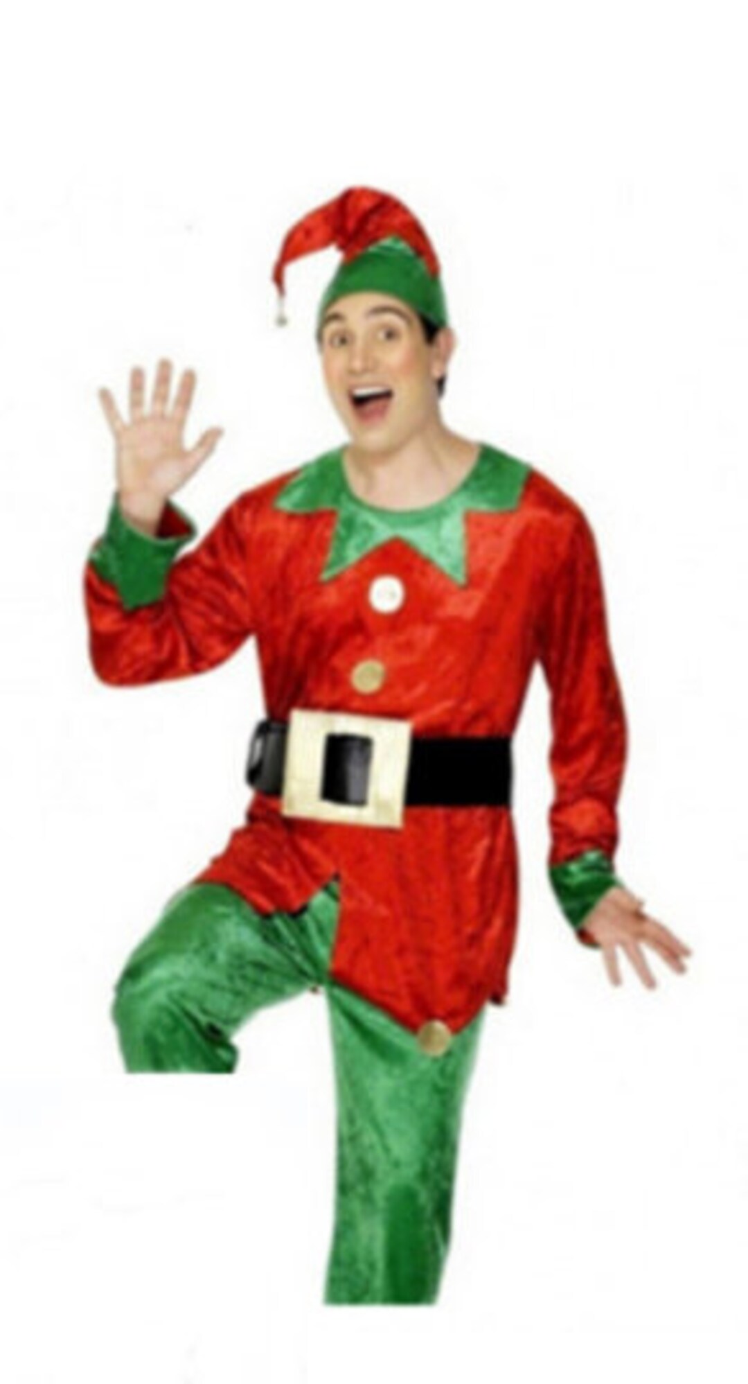 MALE ELF COSTUME Adult Christmas Elf Costume Elf Cosplay Etsy