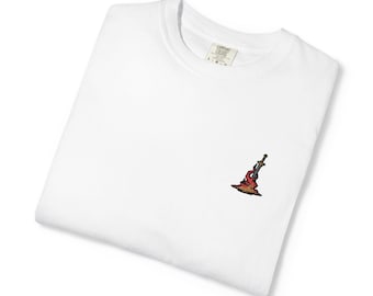 Dark Souls Lagerfeuer besticktes Shirt | Minimalistisches Soulsschmiede T-Shirt