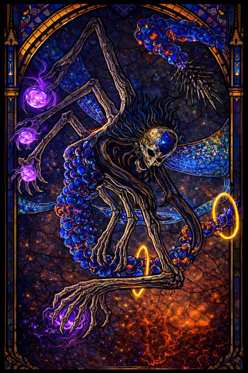 Astel, Naturalborn of the Void Stained Glass Art Print – Elden Ring ...