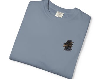 Eileen die Krähe Besticktes Shirt | Bloodbundene Jägerbekleidung | Gothic Gamer Tee