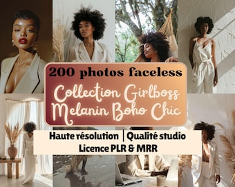 Bild utan ansiktsfärg på melanin med mrr, 200+ beige bilder, estetiska bilder på svarta kvinnor, melaninbilder med PLR-licens