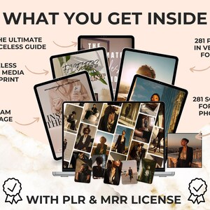 Melanin Faceless Stock Photo Bundle – includes 281 square and vertical photos, 3 bonus guides, PLR & MRR license for digital creators