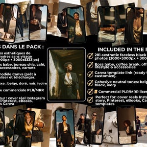 Included in the Melanin Boss Babe Stock Photo Pack – 281 faceless black women images, luxury office & lifestyle collection with PLR MRR license