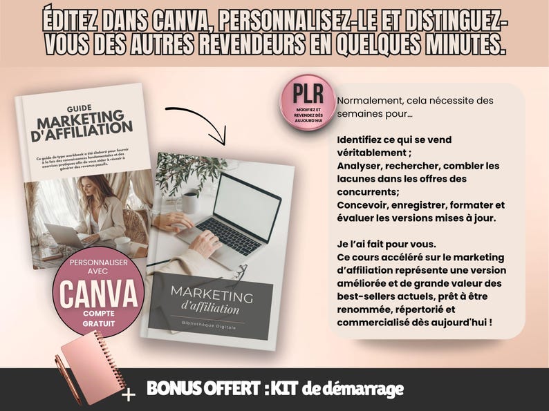 Témoignages et retours de bêta-testeuses soulignant la clarté et la qualité du guide PLR francophone sur le marketing d’affiliation.
