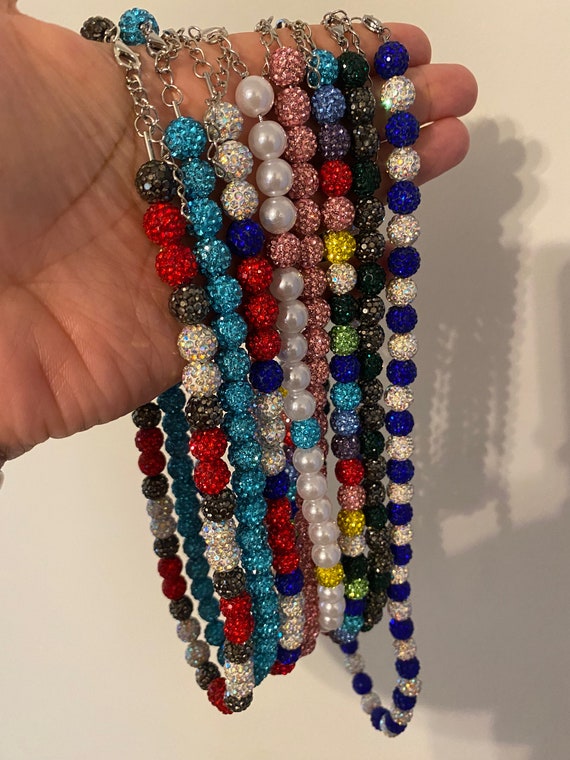 Baseball Bling Beaded Headband Baseball Bling Beaded Headband