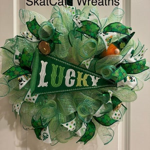 Lucky St. Patrick’s Day Wreath with Gnome