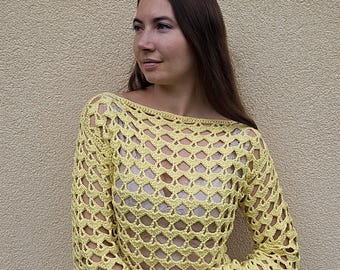 Bundle of 2 crochet top patterns, Crochet top pattern, Crochet summer top PDF pattern, Handmade crochet top for her, Crochet sweater for her