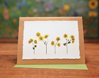 Real Botanical Greeting Card |  Designed and Crafted by Hand |  NOT A PRINT