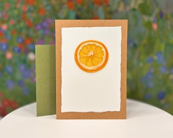 REAL botanicals | NO PRINTS | A truly unique handmade greeting card with pressed flowers | Send this unique card for festive celebrations